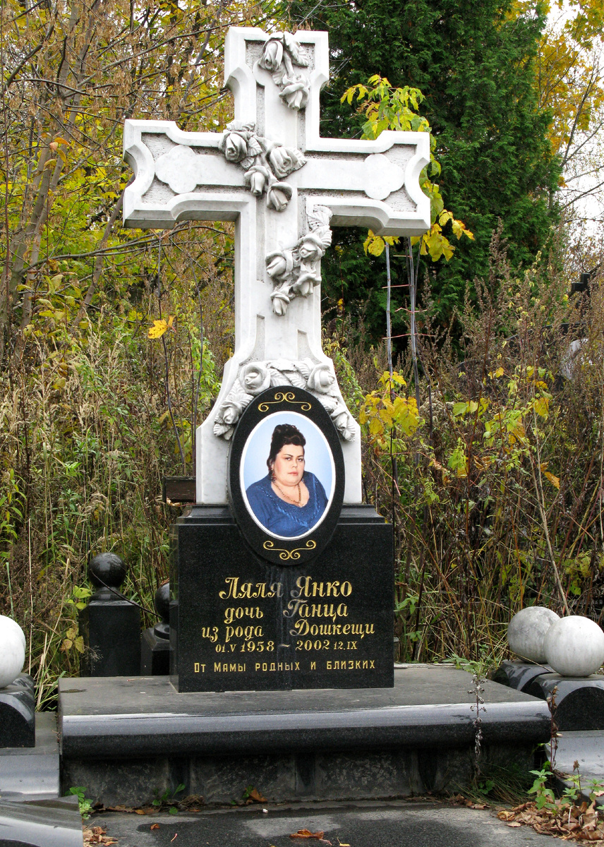 Покровское кладбище.
Цыганские захоронения - это особый стиль.