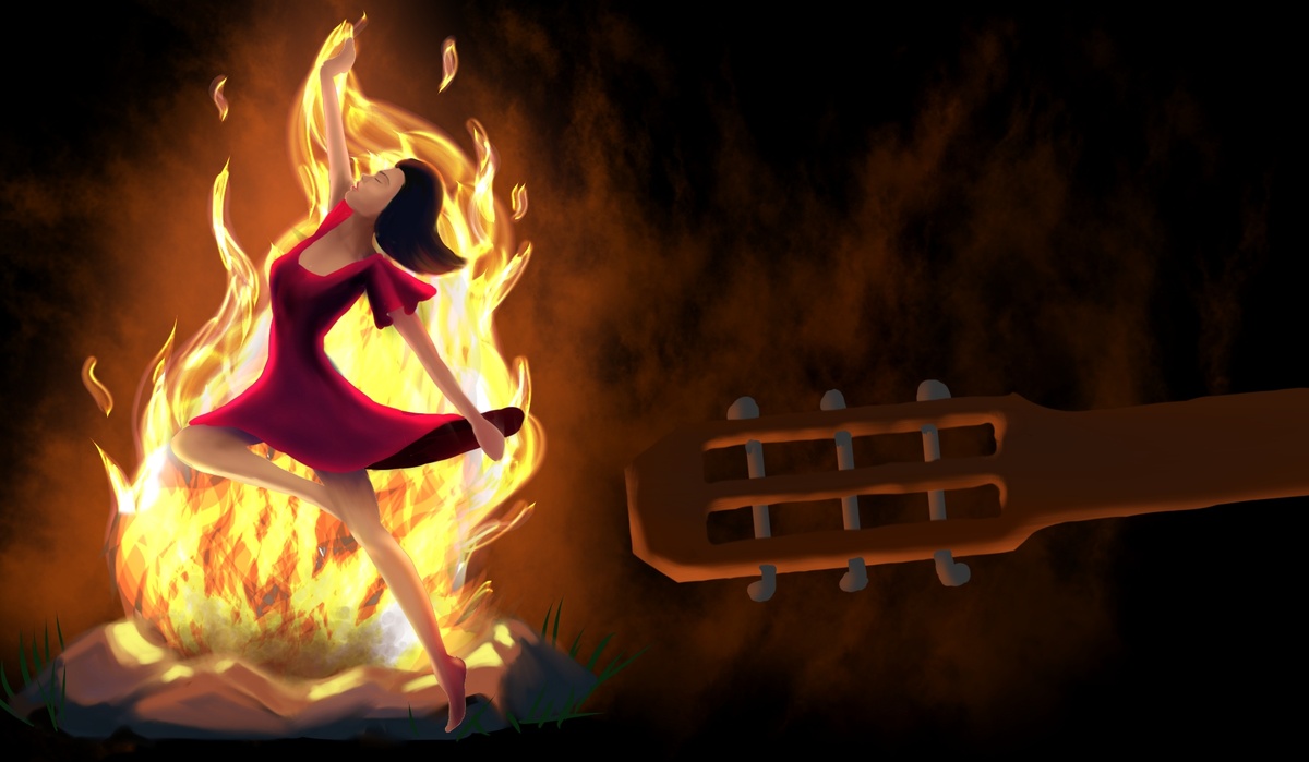 Один из моих не законченных рисунков