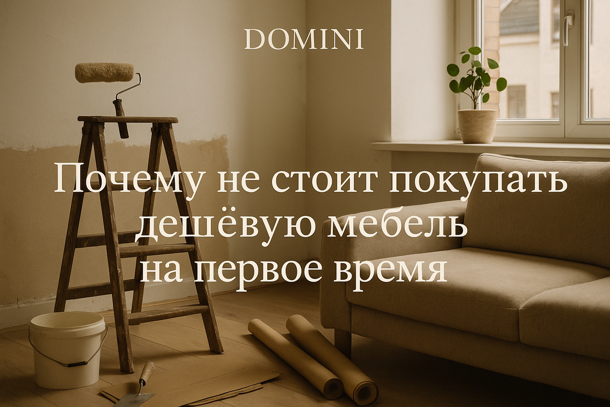    Почему не стоит покупать мебель «на первое время» в Москве