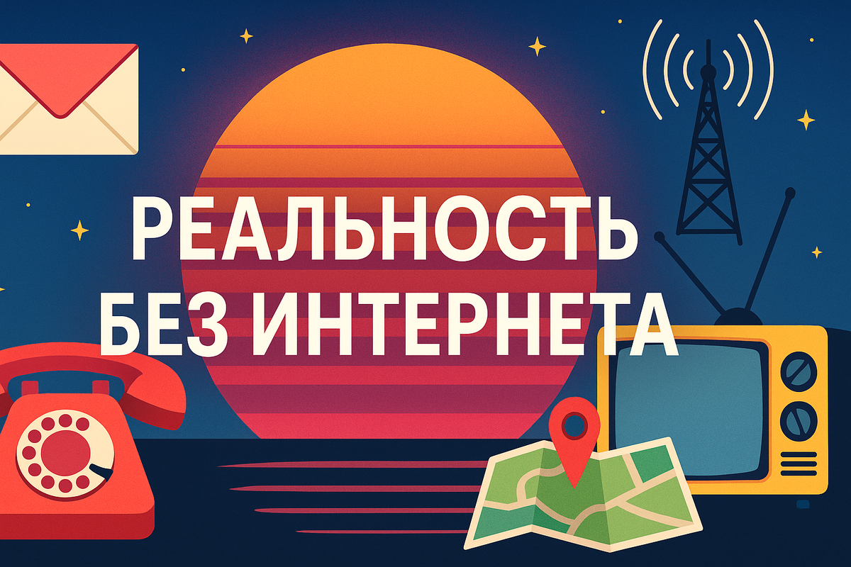 📡 Реальность без Интернета: как бы выглядел мир без цифровых технологий?