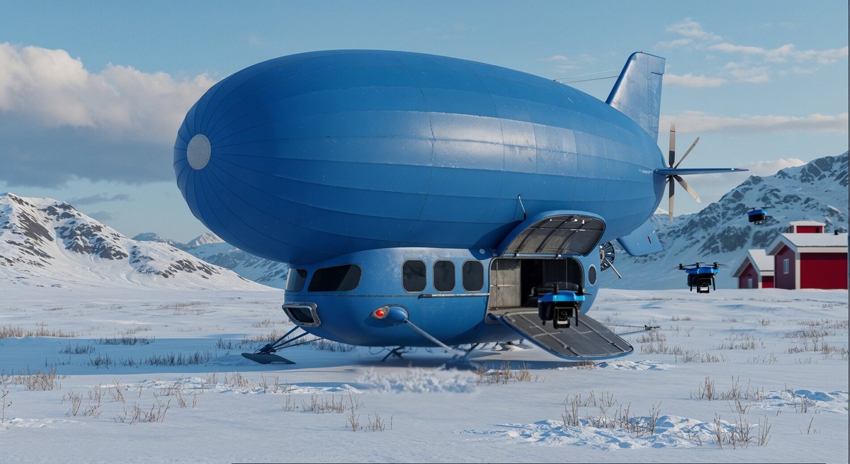 Дирижабли пригодятся в Арктике