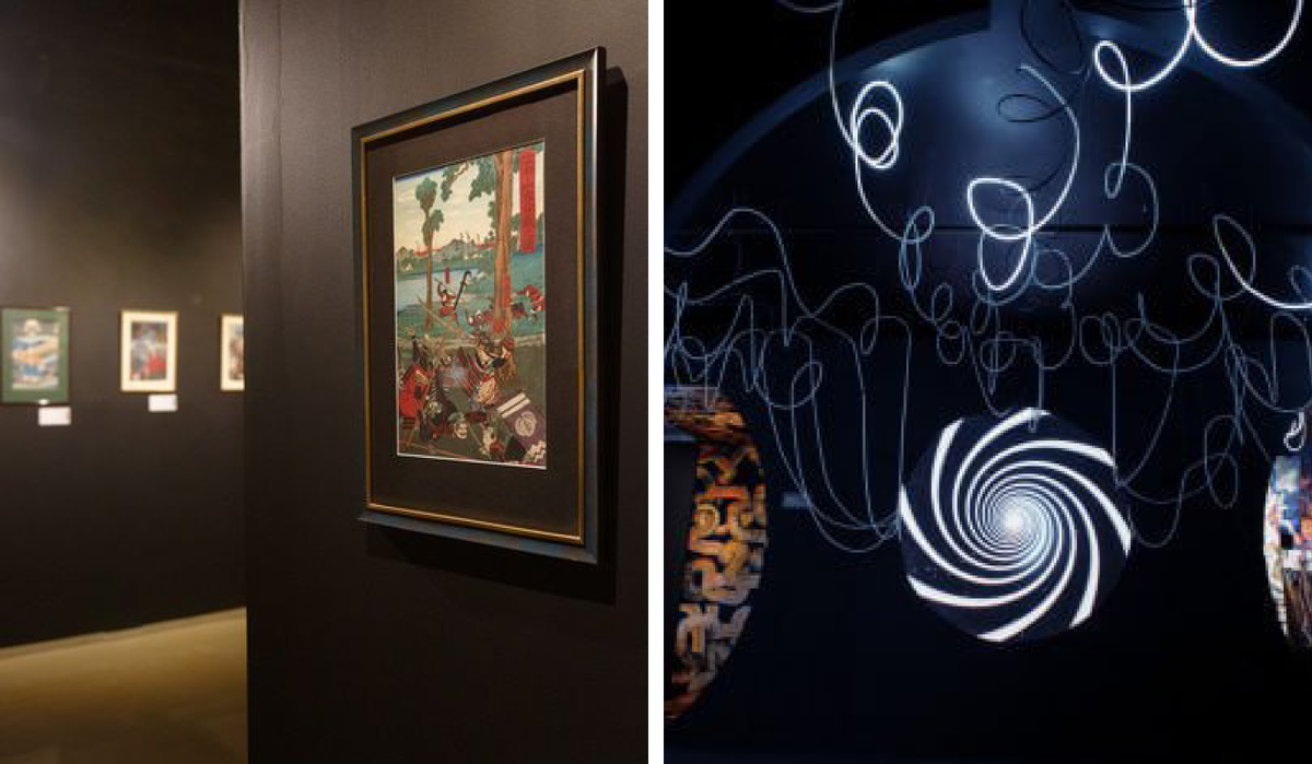 Выставки "Картины ускользающего мира. Золотой век японской графики" и "RE_MEMBER"