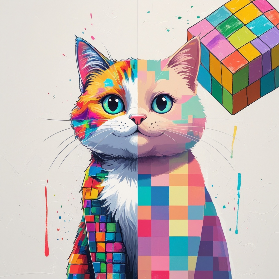 Папа, а почему кот квантовый?