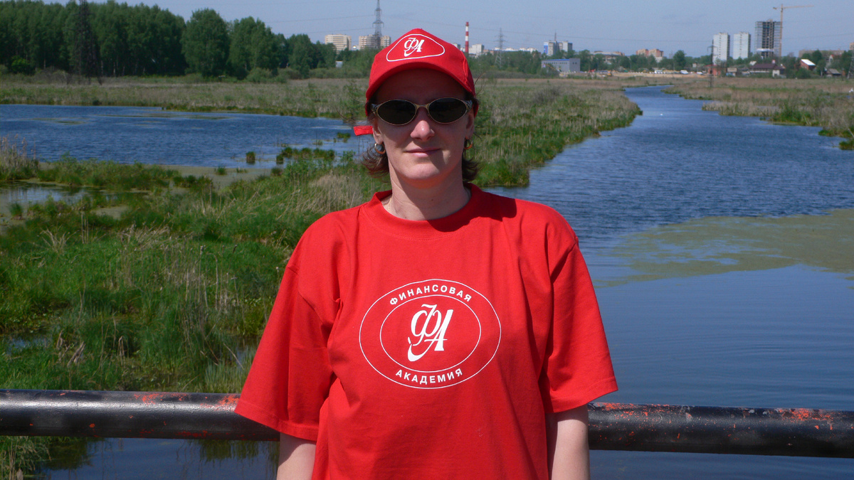 На мосту через Яузу