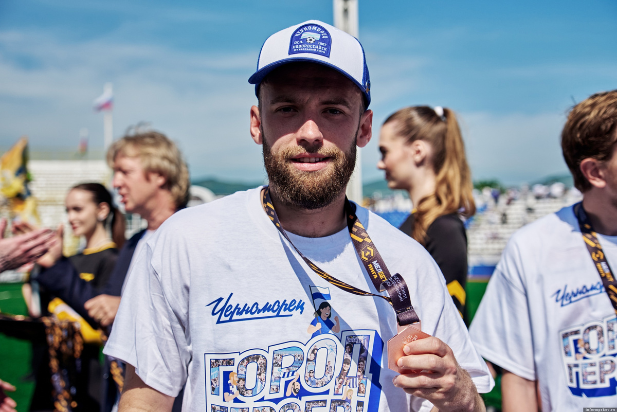 На фото: Владислав Мастерной. Фото: пресс-служба «Черноморца»