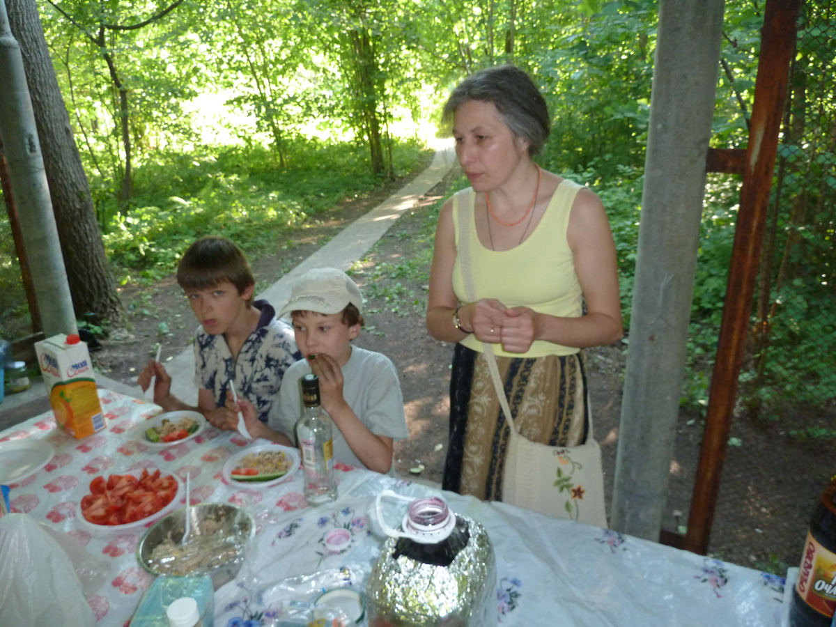Трапеза на природе. Фото автора.