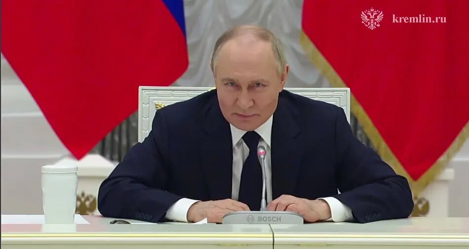    Владимир Путин. Фото: скриншот из видео пресс-службы Кремля.