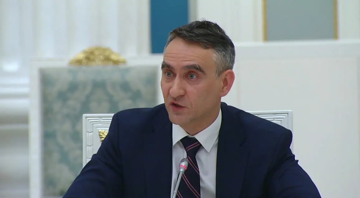    Олег Пароев. Фото: скриншот из видео пресс-службы Кремля.