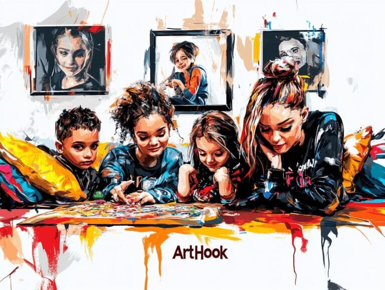    Семейный портрет по фото: создайте уникальное произведение искусства, которое сохранит ваши лучшие воспоминания навсегда Art-Hook.Ru