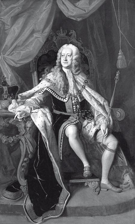 Томас Хадсон. Портрет короля Георга II в коронационных одеяниях. 1744. Национальная портретная галерея, Лондон