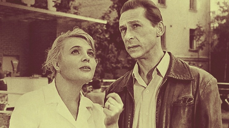 Доронина и Олег Ефремов в фильме "Три тополя на плющихе"