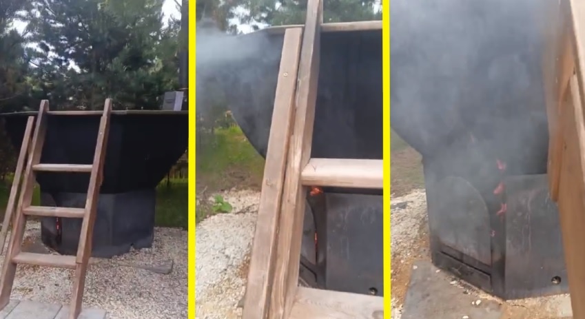 Вот котёл. Под котлом - костёр. Для кого котёл?