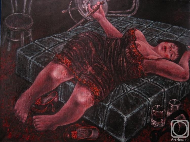 ©  Тимофей Храмов. Жанка. Холст, масло. 60  x 80см. 2012 г.