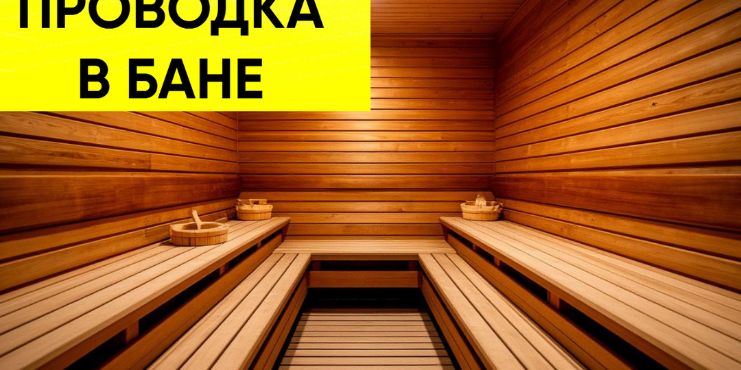 Как сделать проводку в бане. Советы от опытного электрика