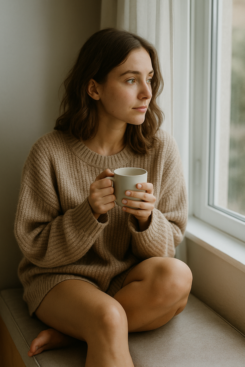 «Иногда восстановление начинается с тишины, чашки чая и разрешения просто быть.» 