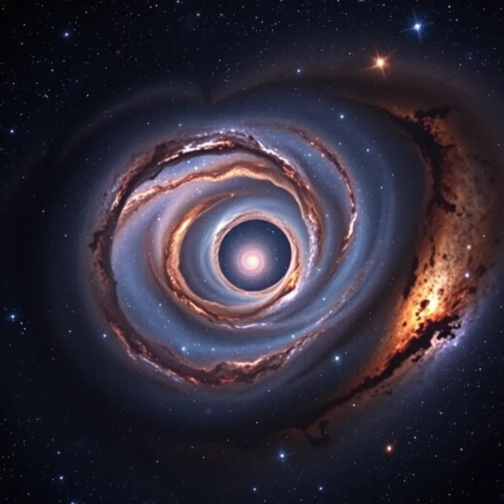 Галактика-тороид в представлении компьютера.