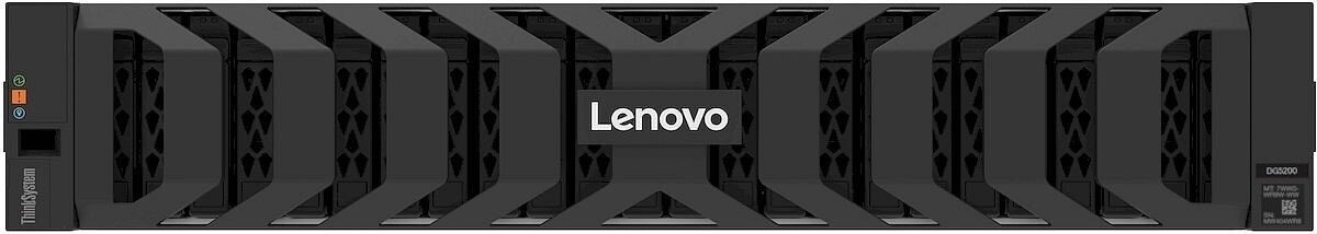 Lenovo ThinkSystem DG5200 вид спереди с фальш-панелью