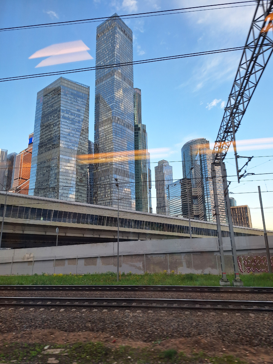 Вид из окна поезда