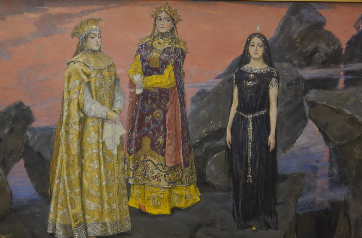 Васнецов В.М. Три царевны подземного царства. Вариант 1884 года.