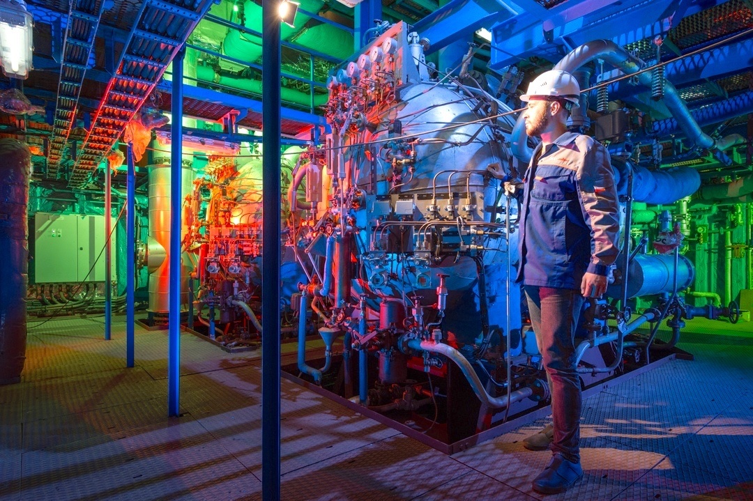 Внутри плавучего энергоблока «Академик Ломоносов». Источник: atomic-energy.ru