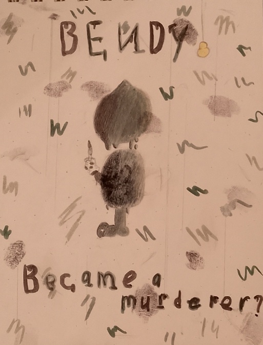 Подписан на глента, вот рисунок по твоей теме"Бенди стал убийцей". Прошу прощения за то что не очень ровно получилось. Я сейчас просто в поезде сижу.