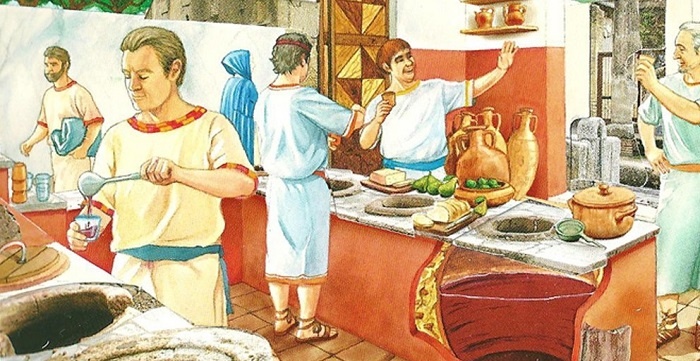 Изображение древнеримского фастфуда