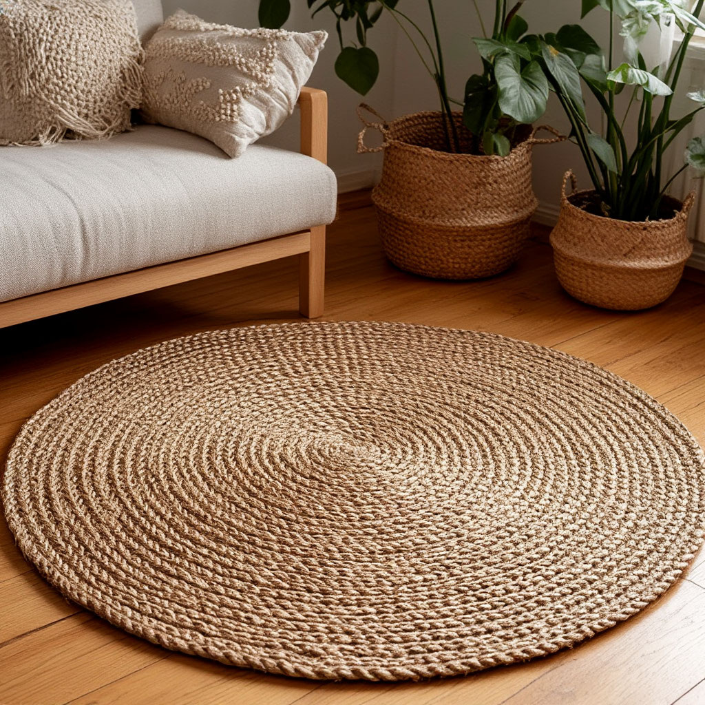 Коврик из джута