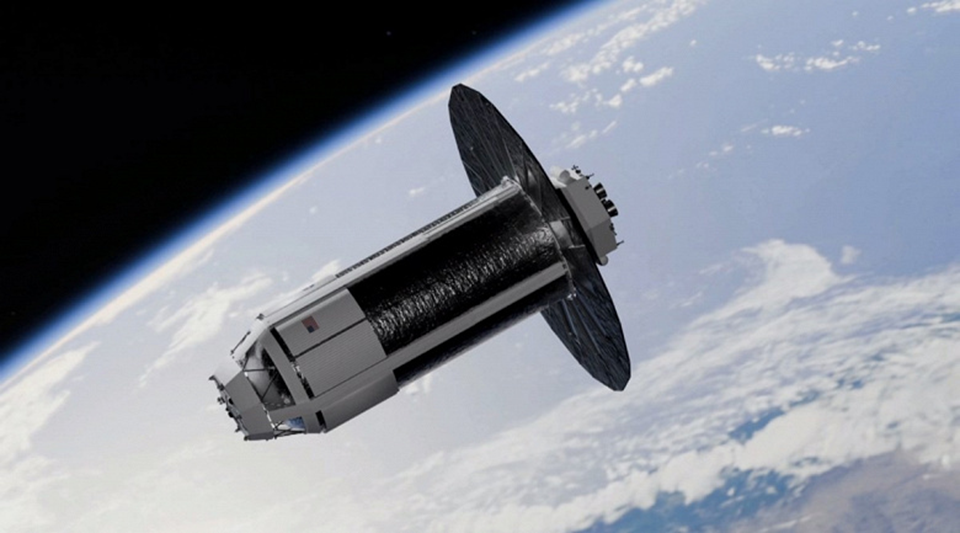 Космический танкер. Рисунок: Blue Origin