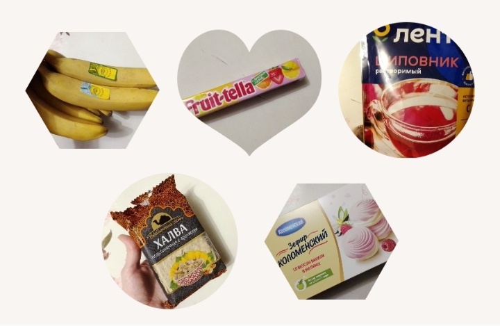Обзор покупки продуктов и сладостей 