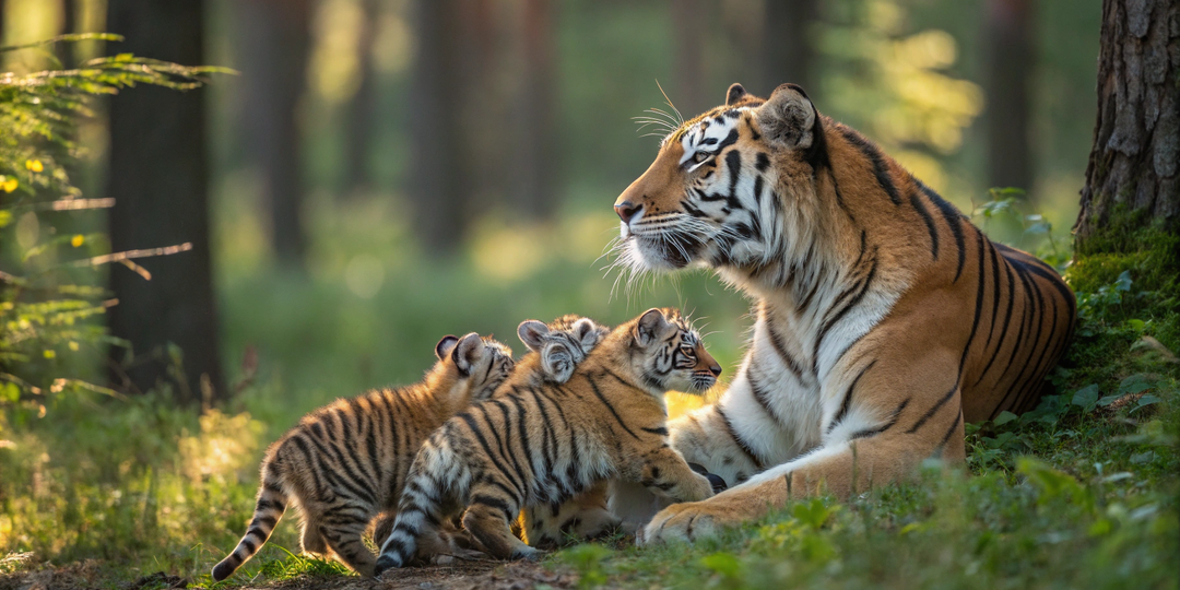 7 многодетных мам среди российских животных, у которых 4 и более детёнышей за раз