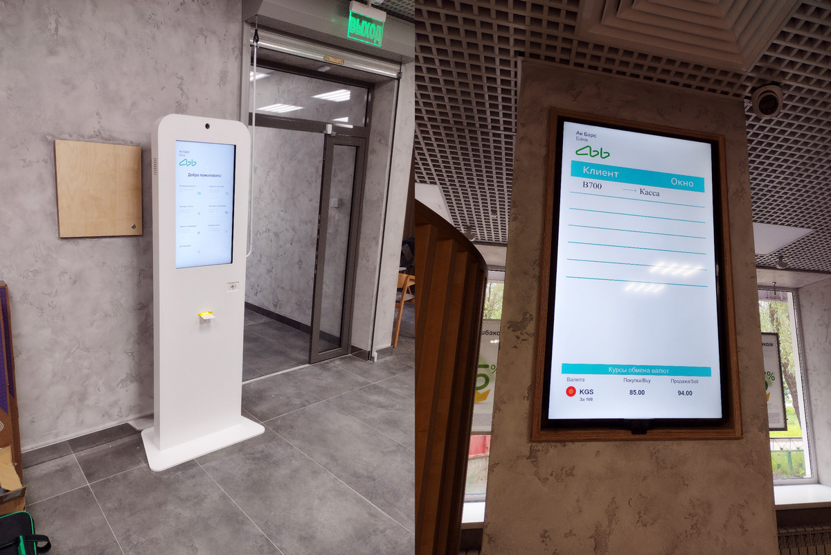 Фото наших работ - монтаж электронной очереди