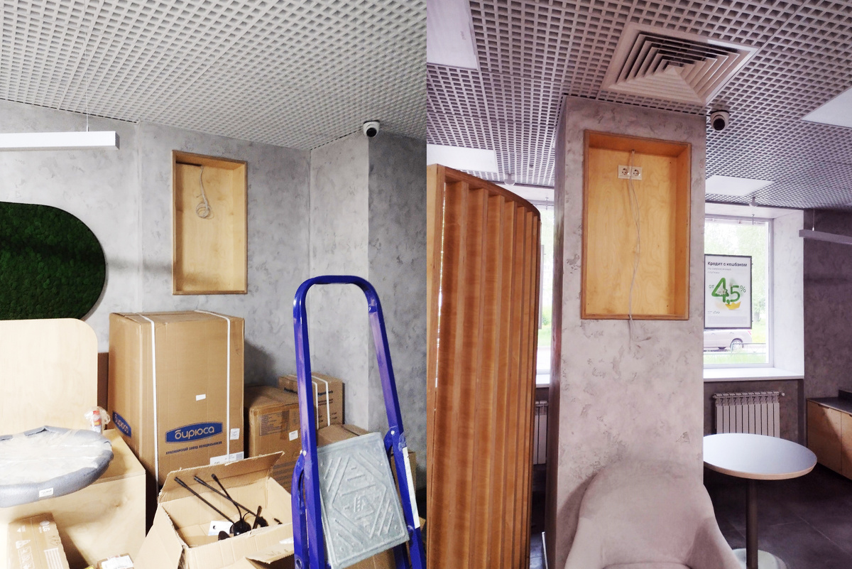 Фото наших работ - монтаж электронной очереди