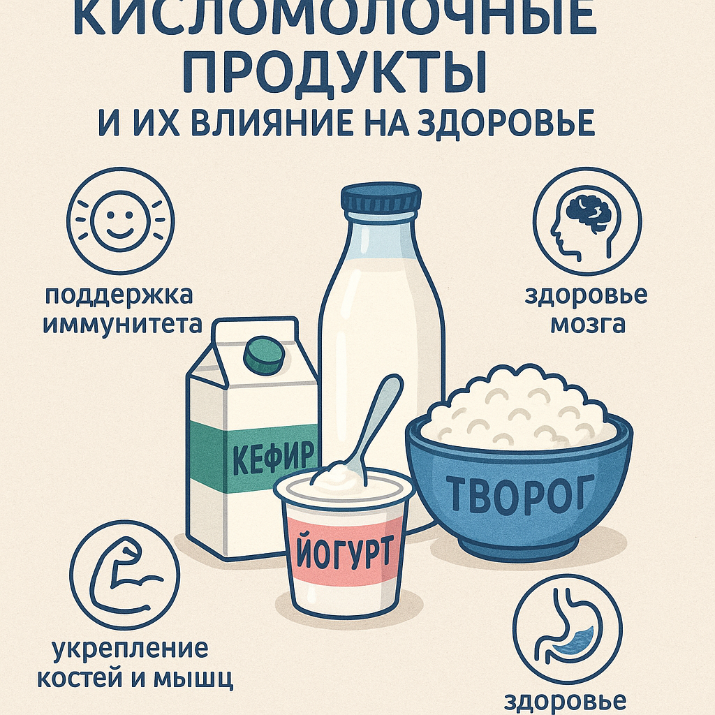 Кисломолочные продукты и их влияние на здоровье  