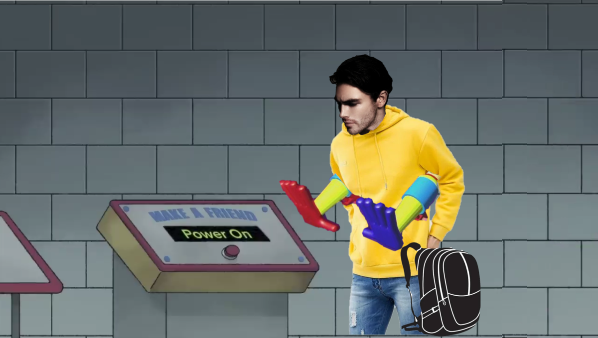 Тони у панели управления. Иллюстрация моя