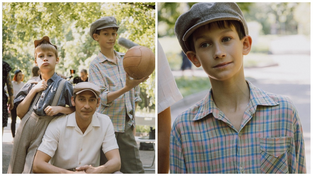 Актер Артем Ткаченко со старшими сыновьями