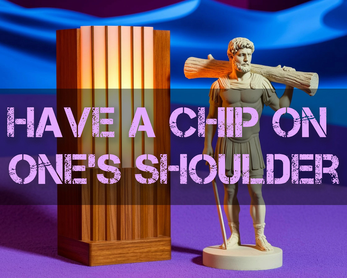 have a chip on one's shoulder