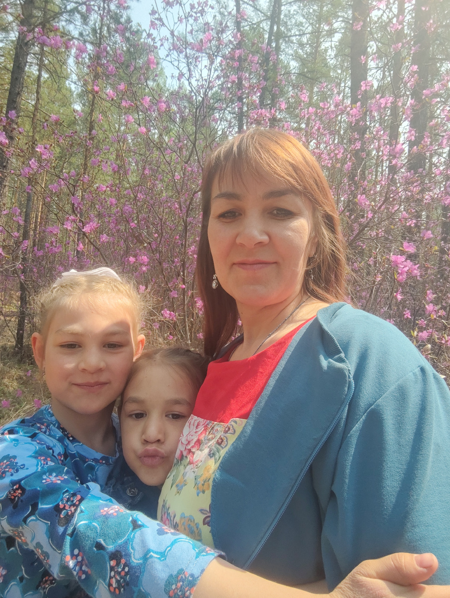 Я с моими девчулями... 