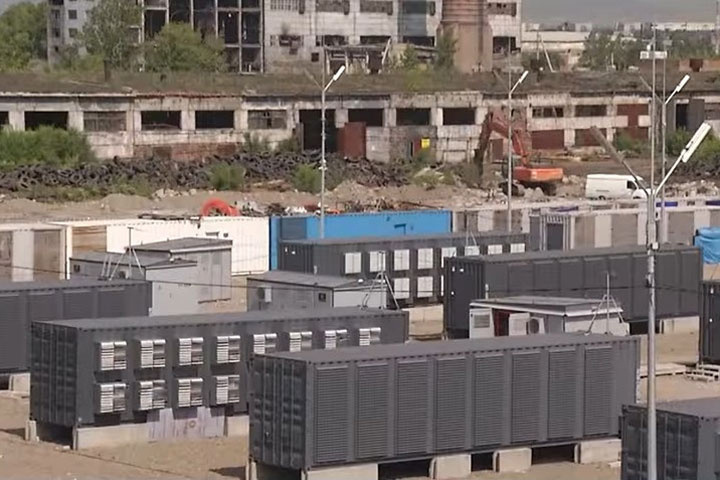 Майнинговая ферма в Хакасии. Скриншот видео РТС
