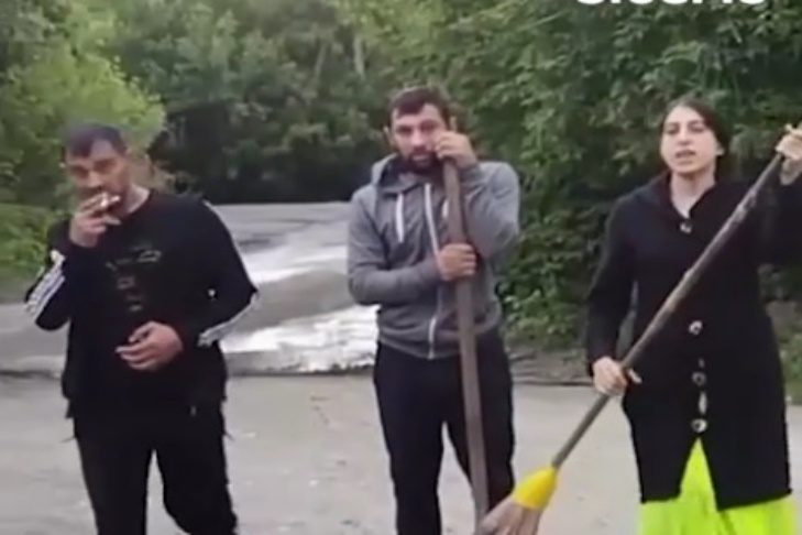    Скриншот из видео Mash-Siberia