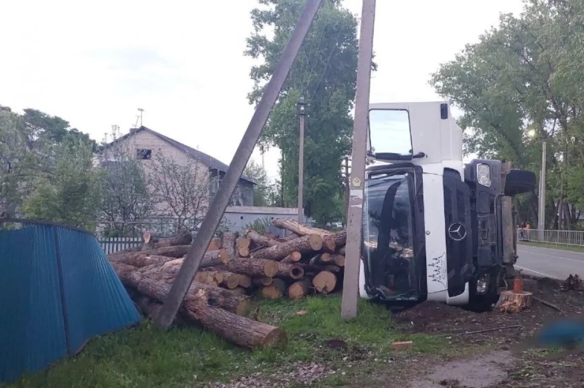    Двоих детей, придавленных лесовозом, доставили в больницу Хабаровска