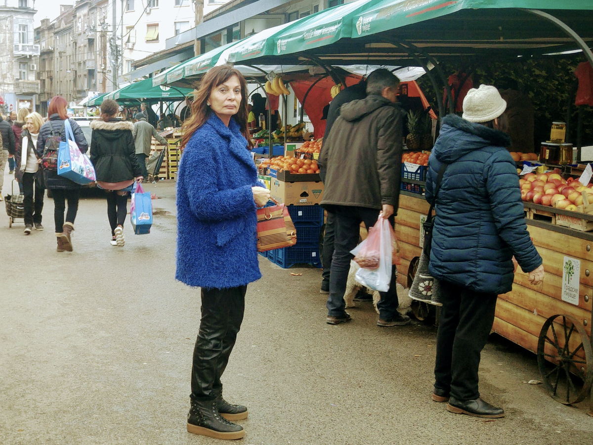 Продуктовый рынок в Белграде. Местные говорят, что на рынке покупать продукты дешевле, чем в супермаркетах