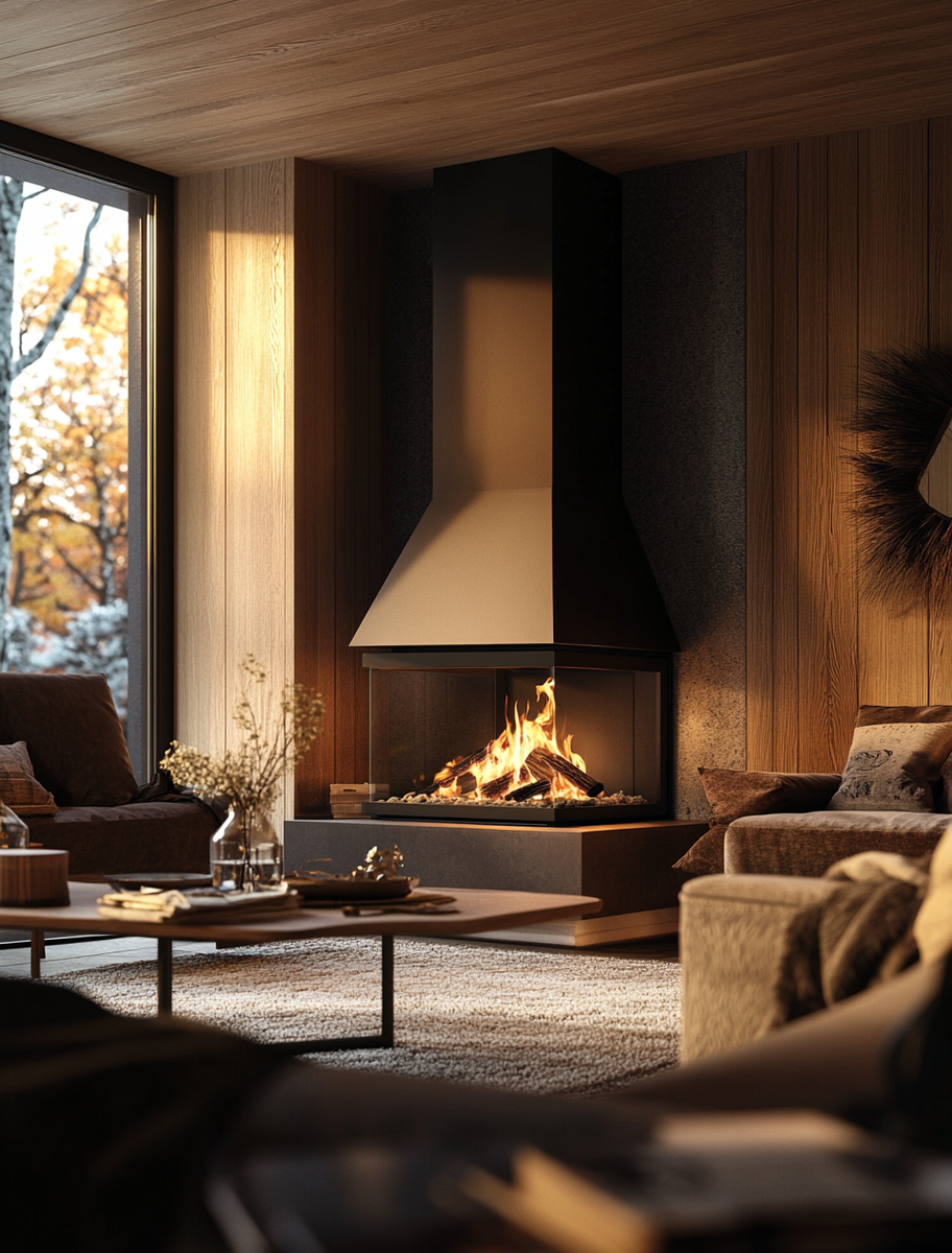    Газовый камин Versal Freestanding 750: ваш идеальный выбор для стиля, экономии и уюта в любом доме Kamin