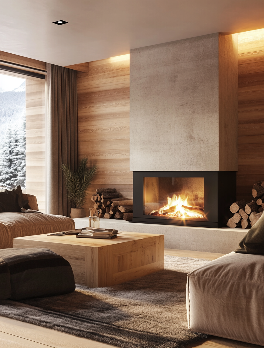    Дровяные камины как искусство уюта: выбираем каминокомплект Элегия (Рустик) 700 для вашего дома Kamin