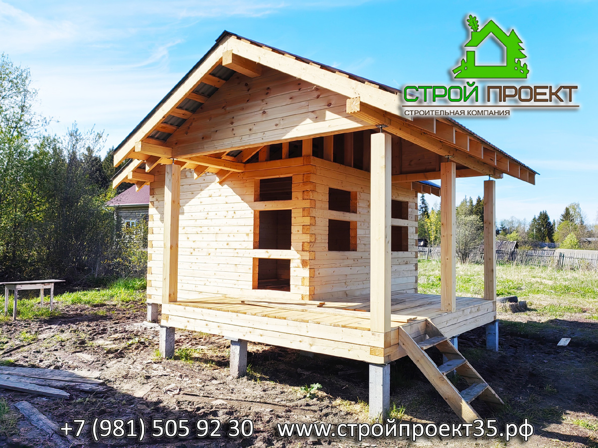 Баня из бруса