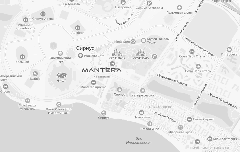 Mantera Residence расположение