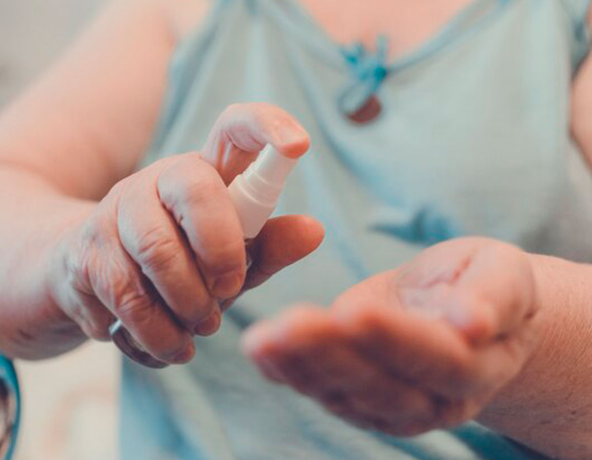 Антисептические средства для обработки кожи рук