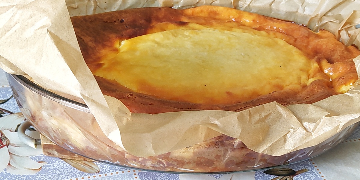 Запеканка из творога.