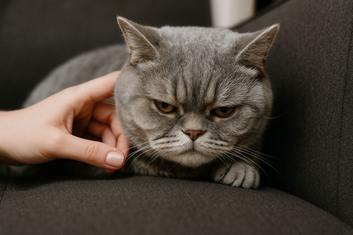 Обиженный котик 