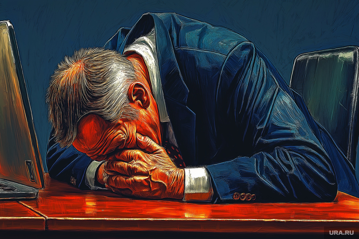 Профессор остался ни с чем и решился на сведение счетов с жизнью. Фото: Создано в Midjourney © URA.RU