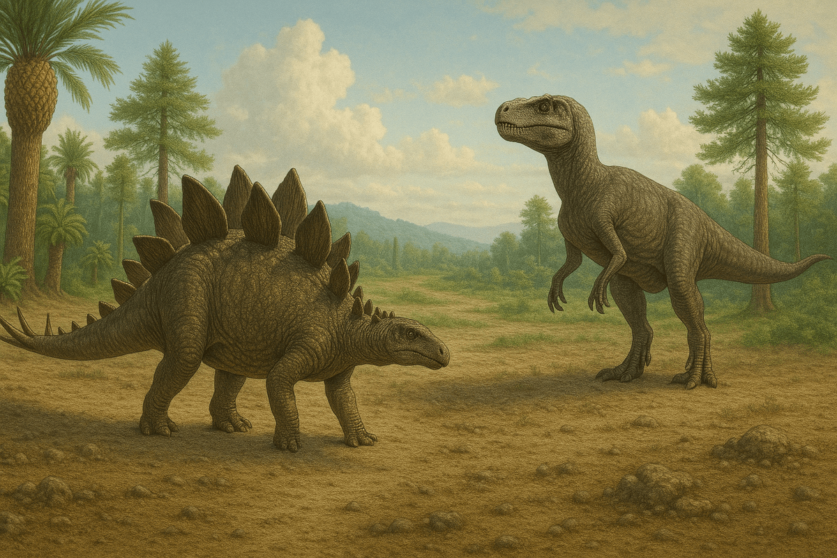    Если трава и была в времена динозавров, ее было очень мало